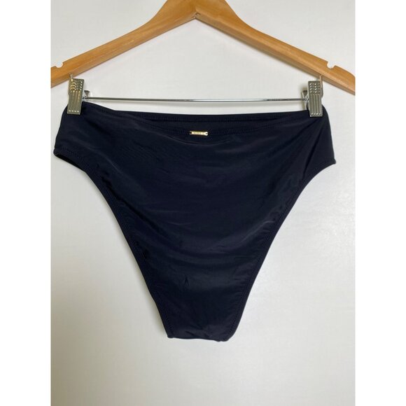 Relleciga Womens High-Waisted Bikini Bottom M Black, NWT - Picture 2 of 6